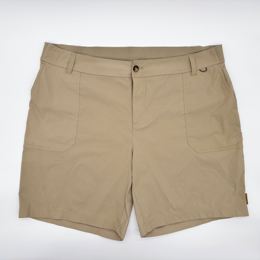 ZeroXposure Shorts Women's XXL Khaki Nylon Spandex Blend Stretch Lightweight